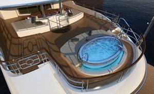 Superyacht LADY CHRISTINA Now Features a Stunning Deck Jacuzzi