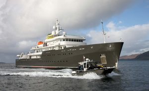 77m explorer yacht YERSIN joins the charter fleet