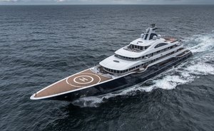 111m superyacht TIS: 33rd largest yacht in the world now for charter