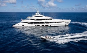 50M Benetti superyacht FANTASEA rejoins Mediterranean yacht charter fleet under new name