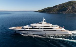 Exclusive fill the gap discount: Join 85m superyacht rental O'PTASIA on an indulgent two-week Greece yacht charter