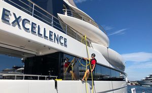 Live photos: Final preparations for 2019 Monaco Yacht Show
