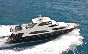 Motor Yacht LIMITLESS Open For Valentine’s Day Charter In The British Virgin Islands