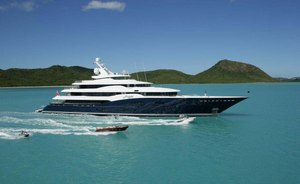 Superyacht AMARYLLIS opens bookings for Caribbean yacht charters in winter 2026/27