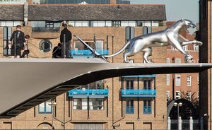 Charter Yacht KISMET Unveils Beautiful Silver Jaguar