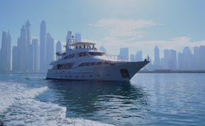 Superyacht DXB available for Abu Dhabi Grand Prix yacht charter