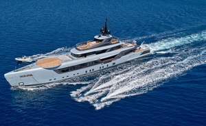 Award-winning 55m yacht GECO announces rare charter availability in the Mediterranean 