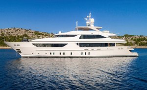 Recently refitted 44m motor yacht LAMMOUCHE now available for charter in Croatia