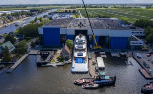 VIDEO: Feadship Project 818 makes first appearance