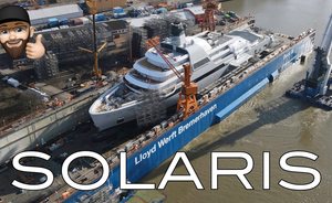 VIDEO: 140m Project Solaris first look before launch at Lloyd Werft
