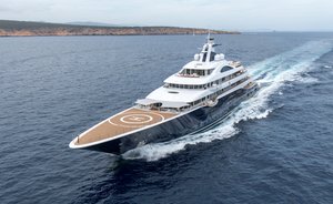 111m charter yacht TIS: the largest superyacht set to attend the 2019 Monaco Yacht Show