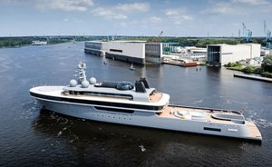 Project COSMOS Launched: Game-changing 114M Lürssen Fuel-Cell Superyacht Departs Rendsburg Shipyard