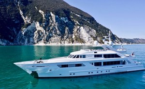 Superyacht Alalya: New to the fleet for yacht charters around Croatia