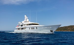 Escape on a last-minute reduced-rate Sardinia yacht charter with 52m superyacht charter ADVENTURE