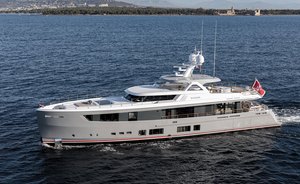 36m yacht MANA I available for luxury Balearics charters