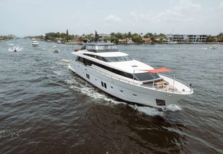 Fifty Shades Charter Yacht at Fort Lauderdale Boat Show 2019 (FLIBS)