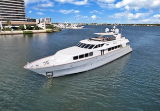 Odin Charter Yacht at Palm Beach Boat Show 2015