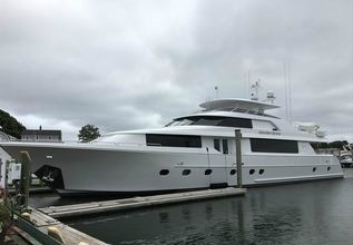 Blue Time Charter Yacht at Fort Lauderdale International Boat Show (FLIBS) 2023