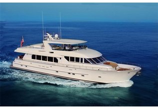 Rhapsody Charter Yacht at Palm Beach Boat Show 2014
