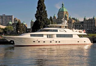 Delphina Charter Yacht at Palm Beach Boat Show 2023