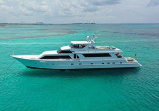 Island Time Charter Yacht at Palm Beach Boat Show 2014