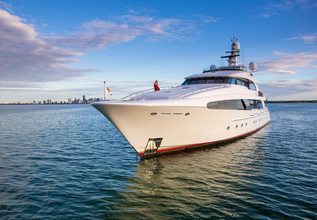 Usher Charter Yacht at Miami Yacht Show 2020