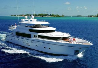 Rich Guys Nickel Charter Yacht at Fort Lauderdale Boat Show 2019 (FLIBS)