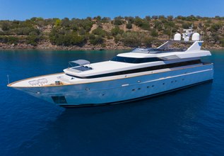 Shooting Star Charter Yacht at The Mediterranean Yacht Show 2022