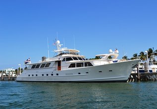 Lady P Charter Yacht at Fort Lauderdale Boat Show 2015