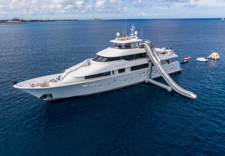 Trust Fun Charter Yacht at Miami International Boat Show 2024