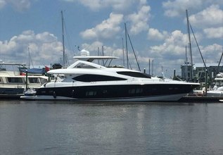 Finnegans Wake Charter Yacht at Palm Beach Boat Show 2023