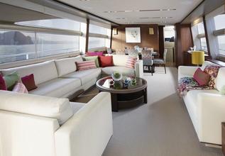 Omnia Natura Charter Yacht at Palm Beach Boat Show 2014
