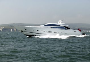 Diablo Blanco Charter Yacht at Palm Beach Boat Show 2022