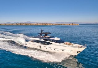 Akasti Charter Yacht at Mediterranean Yacht Show (MEDYS) 2025