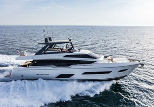 Ferretti 780/21 Charter Yacht at Miami Yacht Show 2020