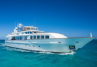Pursuit Charter Yacht at Fort Lauderdale International Boat Show (FLIBS) 2021