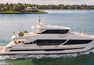 Aqua Life Charter Yacht at Fort Lauderdale Boat Show 2019 (FLIBS)