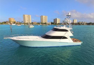 Double Barrel Charter Yacht at Palm Beach Boat Show 2017