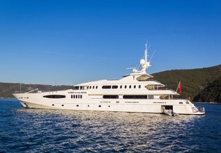 Queen Mare Charter Yacht at Abu Dhabi Grand Prix Yacht Charter