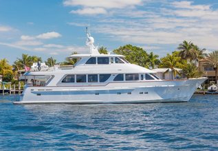 Otium Charter Yacht at Palm Beach Boat Show 2014