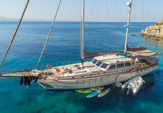 Aegean Schatz  Charter Yacht at Mediterranean Yacht Show 2015