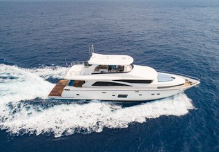 Johnson 80/02 Charter Yacht at Fort Lauderdale International Boat Show (FLIBS) 2021