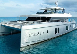 Blessed Charter Yacht at Fort Lauderdale International Boat Show (FLIBS) 2024