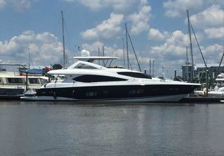 Funseeker Charter Yacht at Palm Beach Boat Show 2023