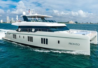 Pronto Charter Yacht at Fort Lauderdale International Boat Show (FLIBS) 2023