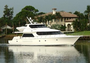 Fan Tail Charter Yacht at Palm Beach Boat Show 2021