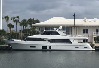 Zephyr Charter Yacht at Palm Beach Boat Show 2021