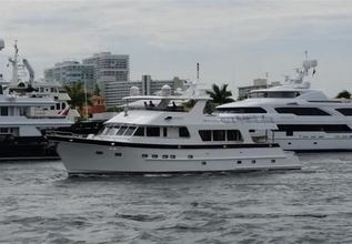 On Liberty Charter Yacht at Palm Beach Boat Show 2017