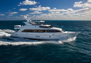 Caro Vita Charter Yacht at Palm Beach Boat Show 2019