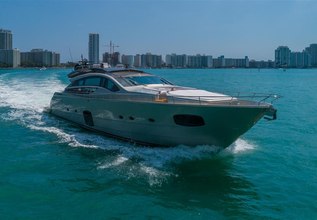 Vixen Charter Yacht at Palm Beach Boat Show 2019